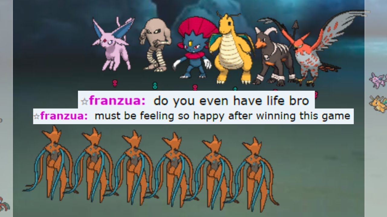FULL DEOXYS - A TEAM MADE THIS KID RAGE ON POKEMON SHOWDOWN !!