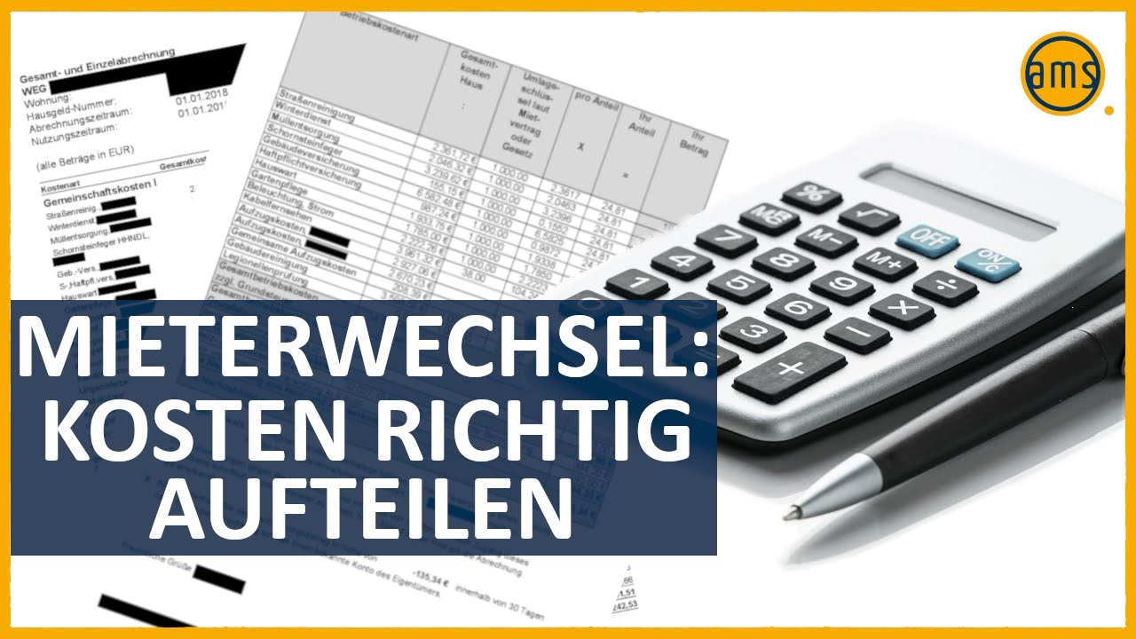 So erstellst du Betriebskostenabrechnungen bei Mieterwechsel!