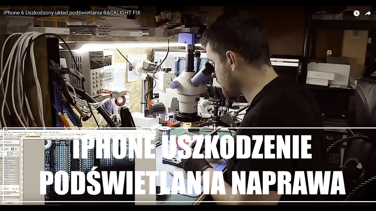 iPhone 6 Uszkodzony układ podświetlania BACKLIGHT FIX