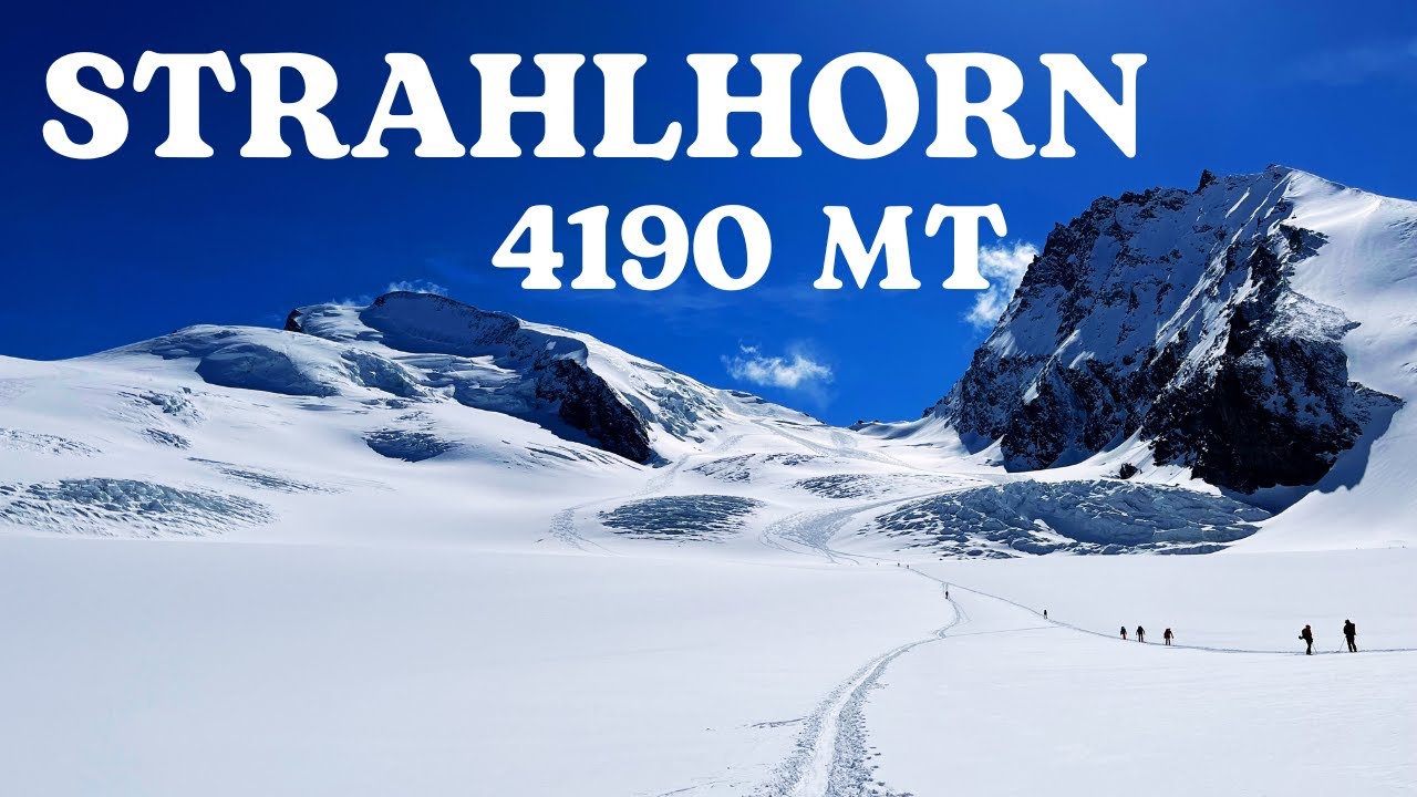 Strahlhorn - 4190 mt - Scialpinismo - Via normale in giornata da Hohlaub (Saas-Fee - CH) 4K