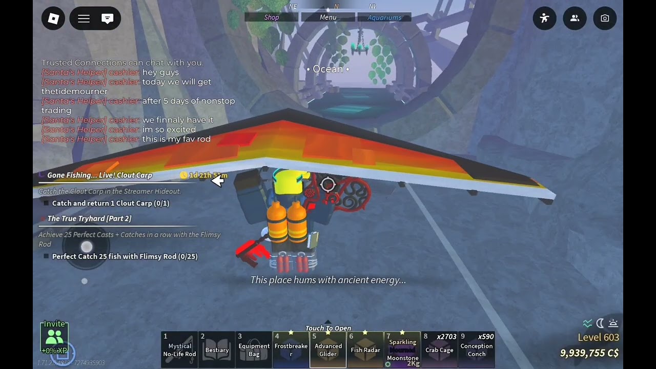 I tidemourned the gleebus ufo for it