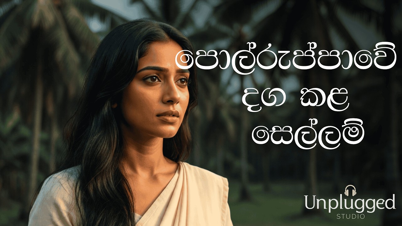 💔🌴 Polruppawe Daga Kala Sellam | පොල් රුප්පාවේ🌴 💔| Acoustic Cover(Lyrics Video) | Unplugged Studio