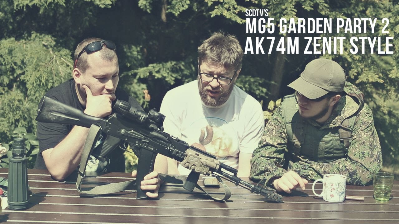 SCDTV &ndash; MG5 GARDEN PARTY 2 &ndash; CZ. 6: AK 74M Zenit Style
