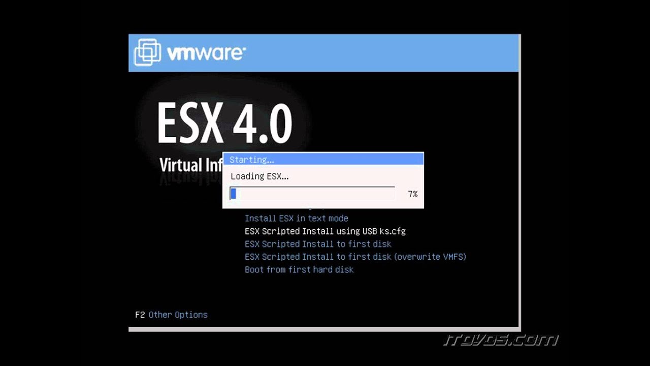 VMware vSphere CBT - Performing an Unattended Installation of ESX 4 With a ks.cfg Script File