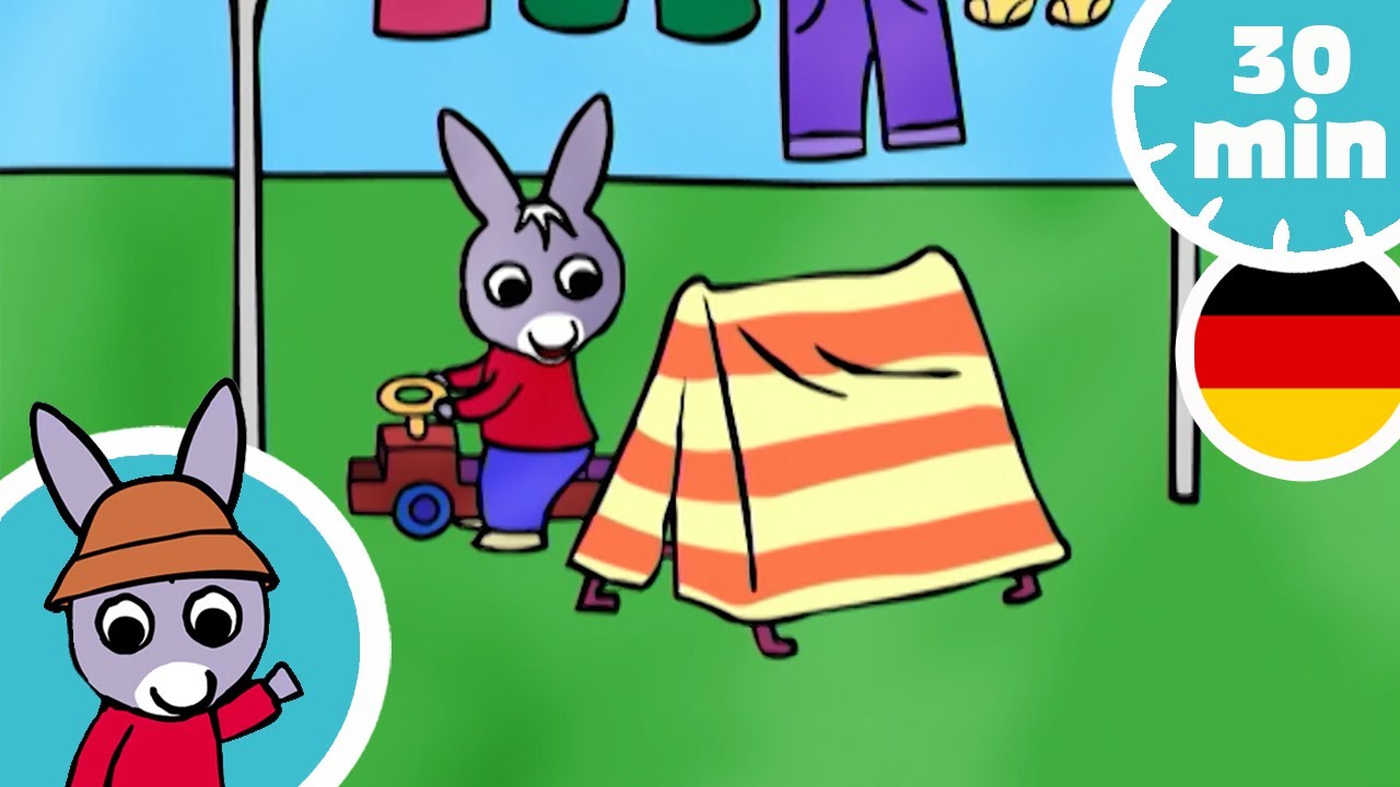 🎪 Trotro baut eine Hütte! 🎪 - Cartoon für Baby