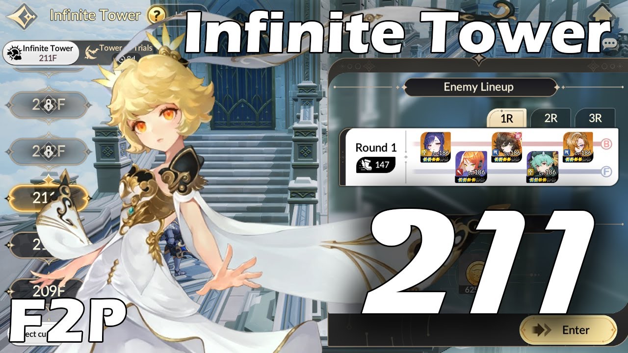 Seven Knights Re:Birth - Infinite Tower 211 Guide | How to Win