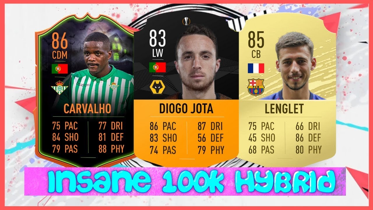 BEST 100K SQUAD BUILDER FIFA 20! | SUPER SWEATY 100K HYBRID FIFA 20!