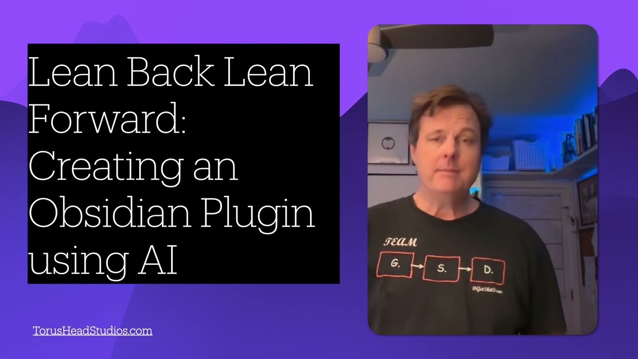 Coding an Obsidian plugin with AI: lean back & lean forward
