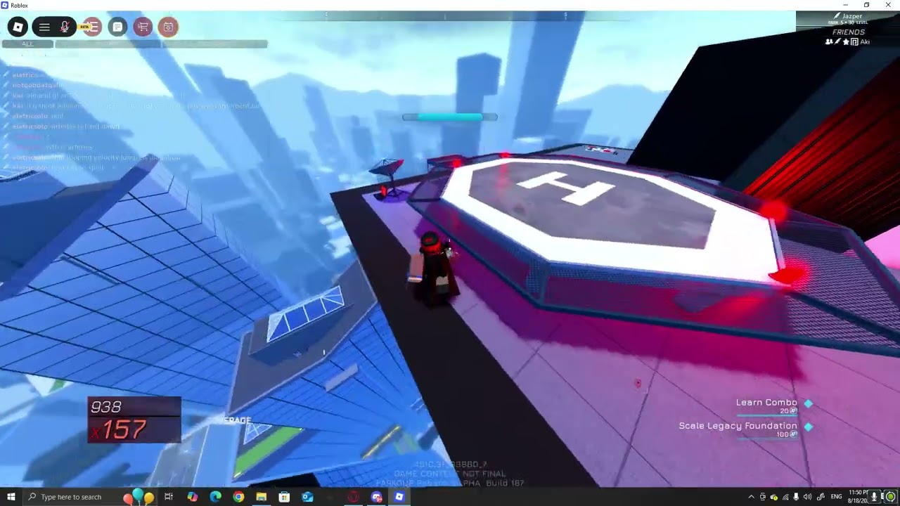 Parkour reborn: Climbing Legacy Foundation and PRK Tech except that I have (major) skill issue