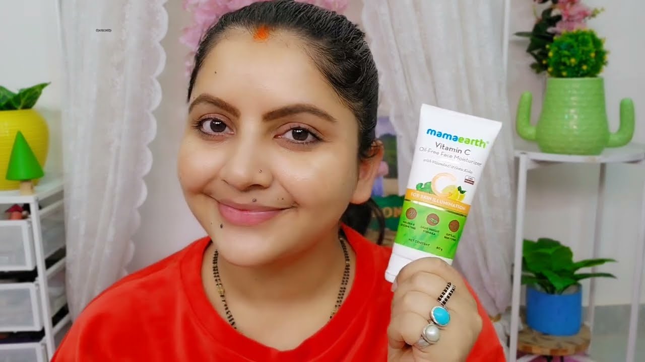 Mamaearth Vitamin C oil free moisturizer for Glowing moisturize face | RARA |