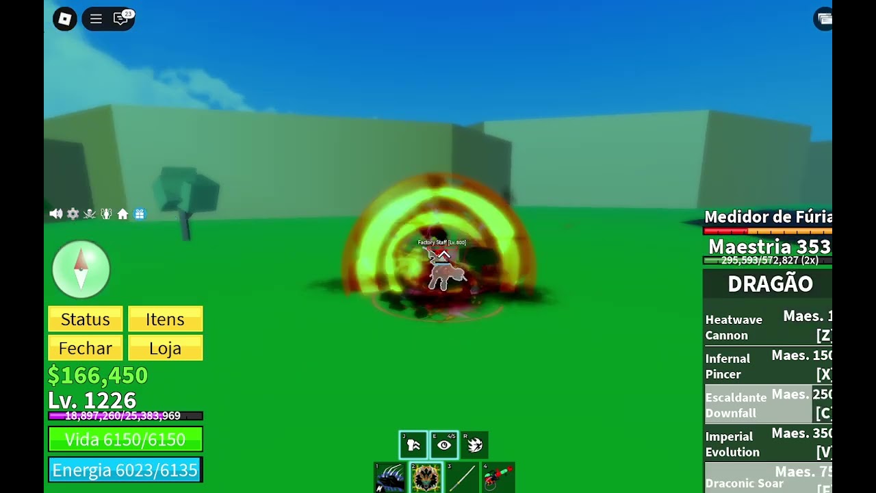Dragon todos os ataques