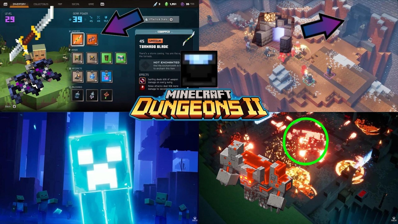 Minecraft Dungeons 2 Reveal Trailer Analysis