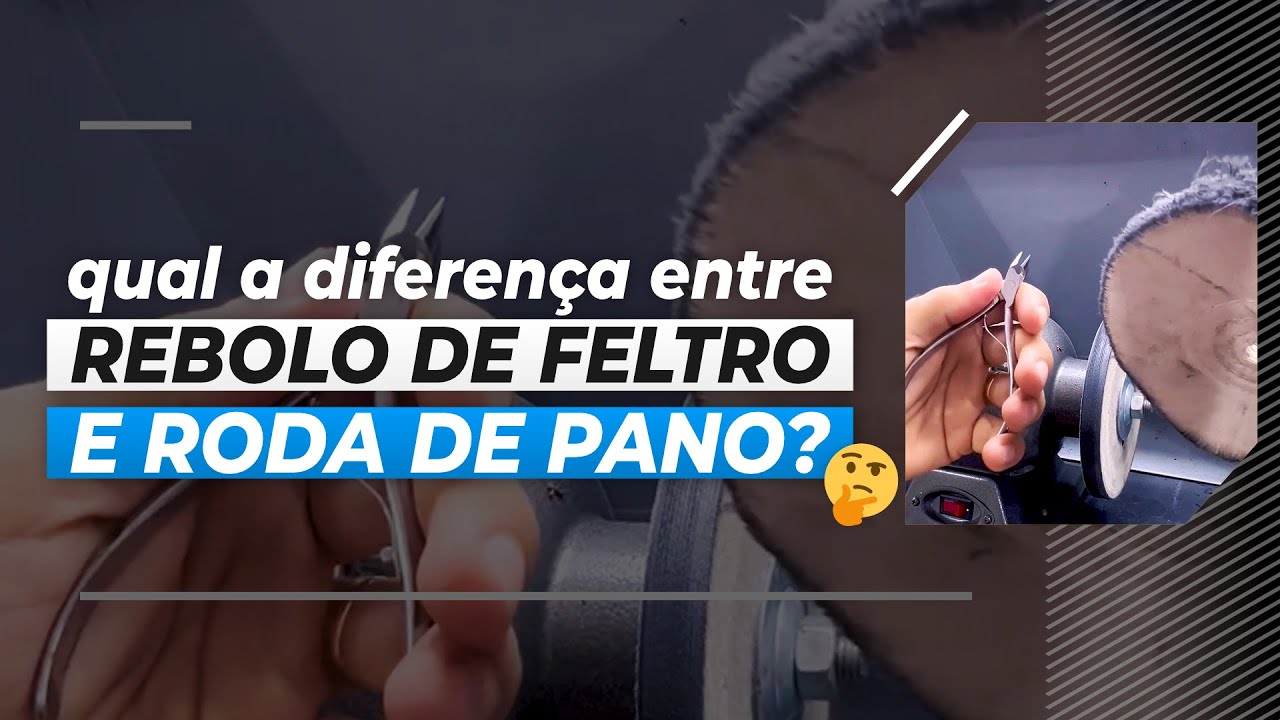 REBOLO DE FELTRO X RODA DE PANO