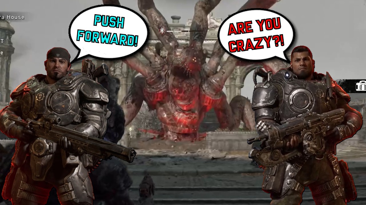 СМЕШНЫЕ МОМЕНТЫ из мультиплеера Gears of War: E-Day!