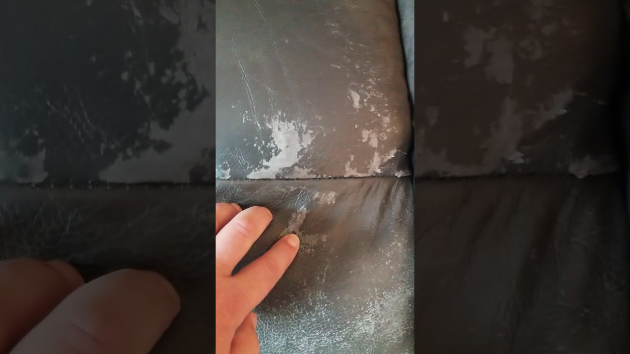 DFS sofa after a year. Is it real leather??
