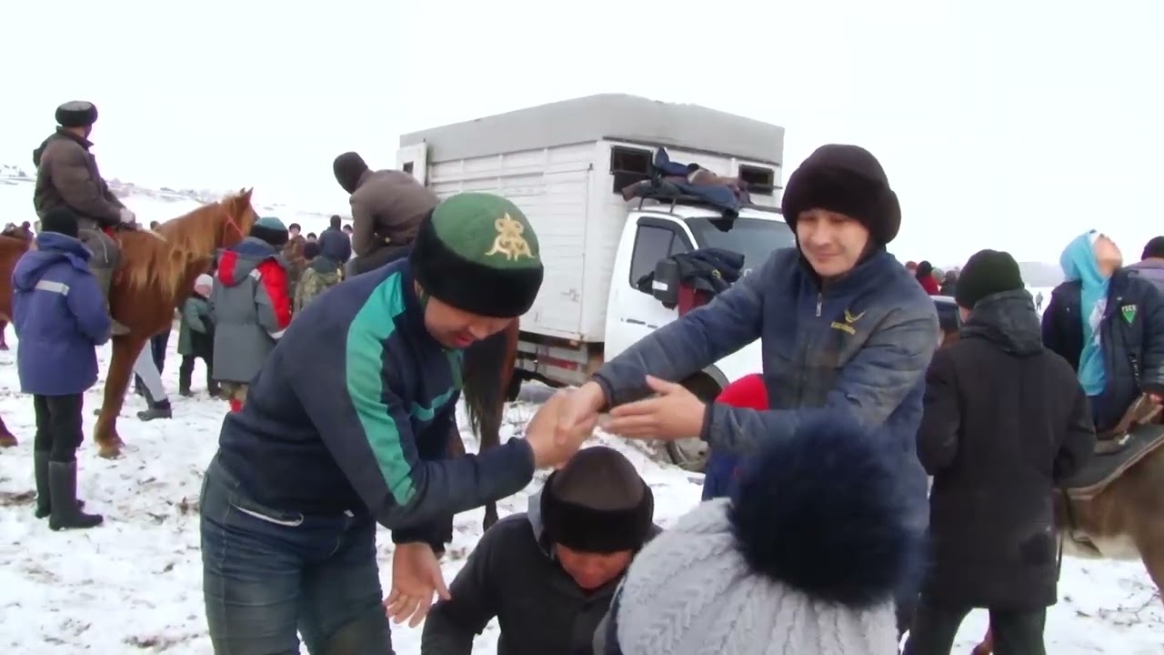 Абай ауылы 02 01 2023 Руслан бата алу көкпары