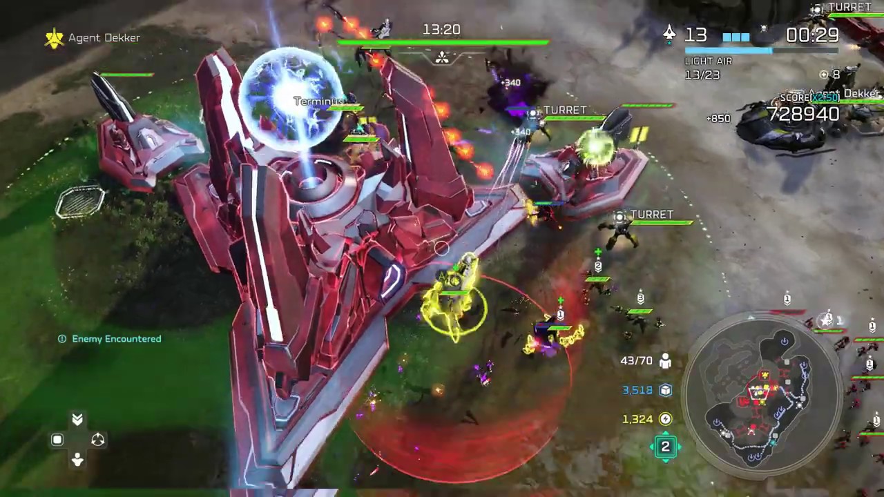 Halo Wars 2: Colony Terminus Firefight Wave 100!