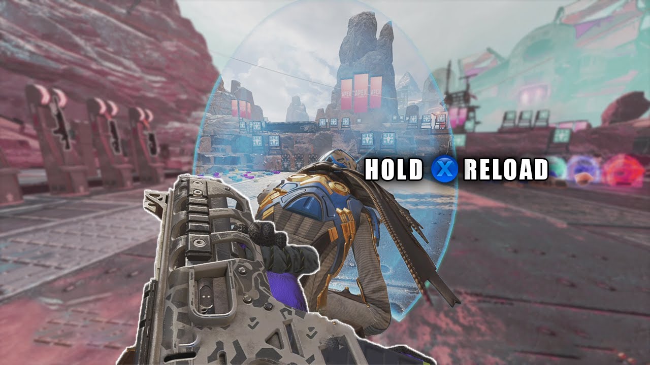 How to reload behind knockdown shield on controller