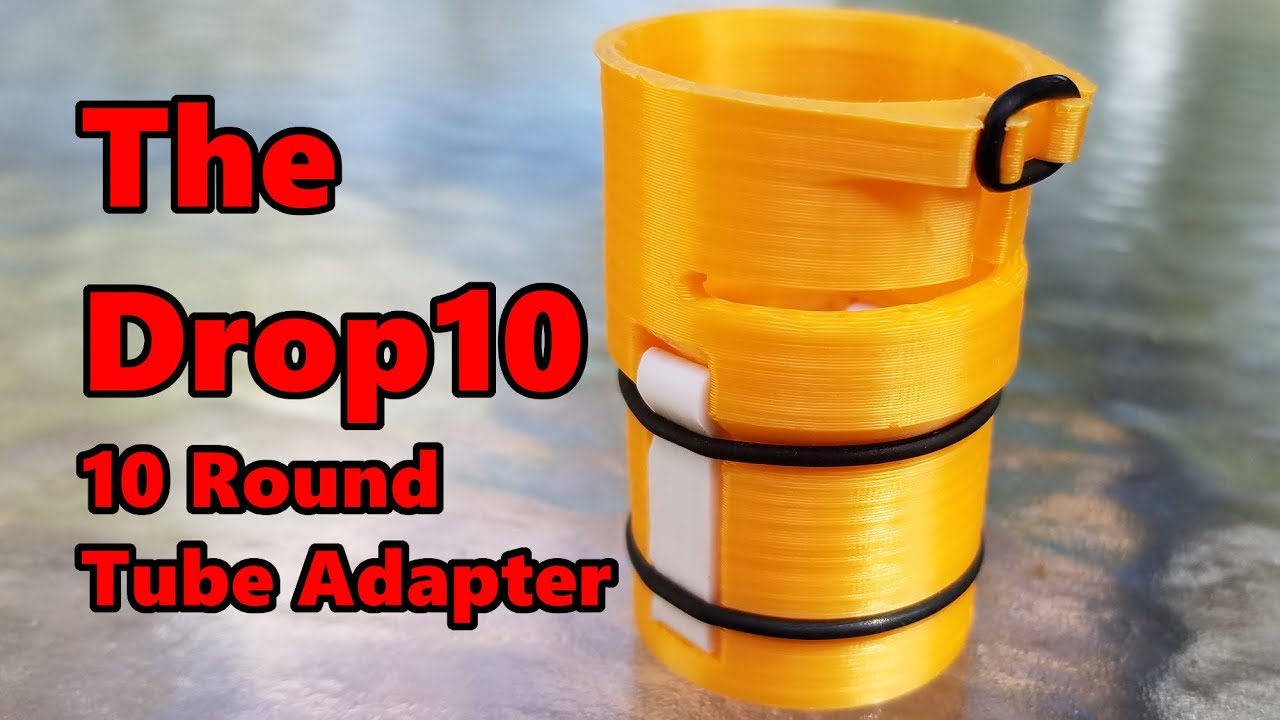 The Drop10 - a FAST way to Reload 10 Round Paintball Tubes!!
