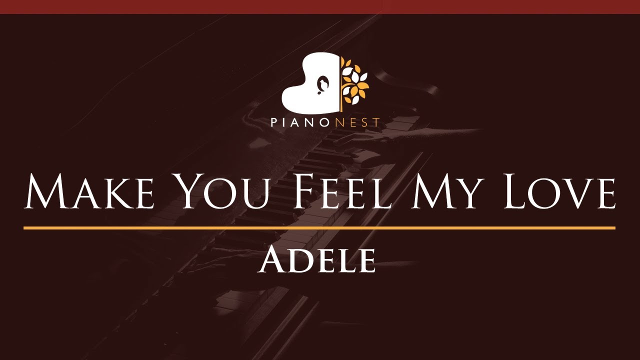 Adele - Make You Feel My Love - HIGHER Key (Piano Karaoke Instrumental)