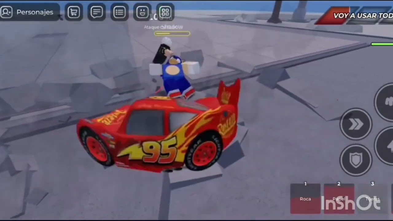 Sonic vs McQueen En Roblox Campo de batalla Definitivo