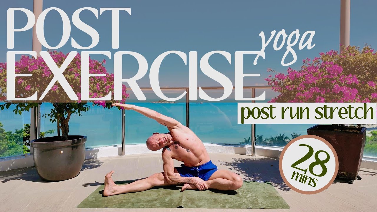 Post Exercise YOGA: Post Run Stretch | 28 Minutes | All Levels | Full Body Stretch #runningstretches