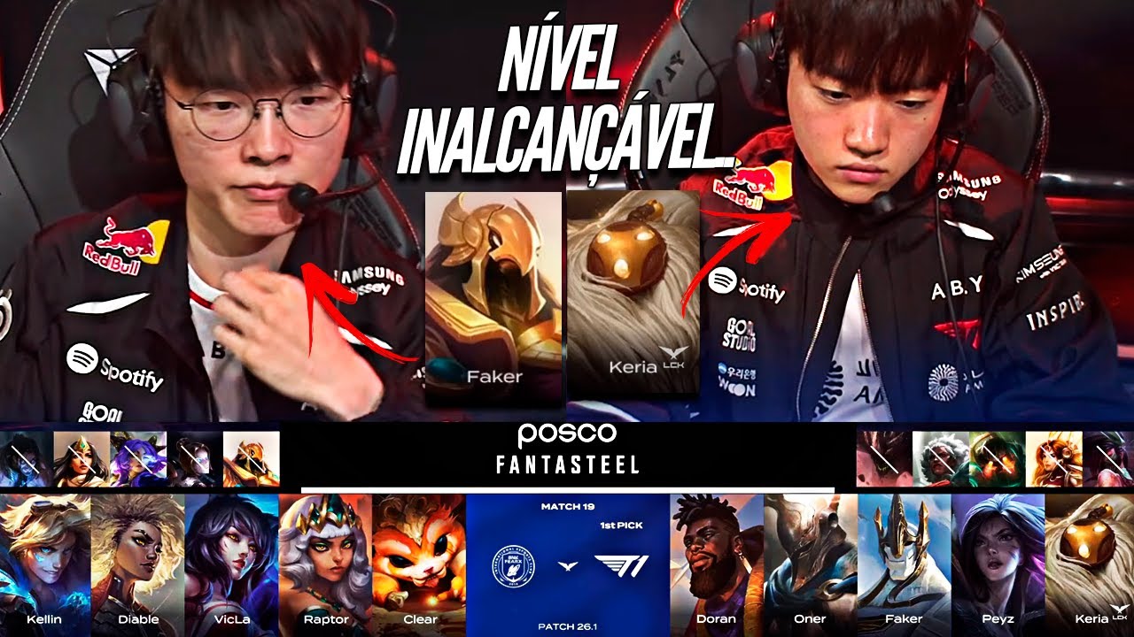 T1 vs BFX - POR ISSO TEM QUE BANIR O BARDO do KERIA e AZIR do FAKER - LCK CUP 2026