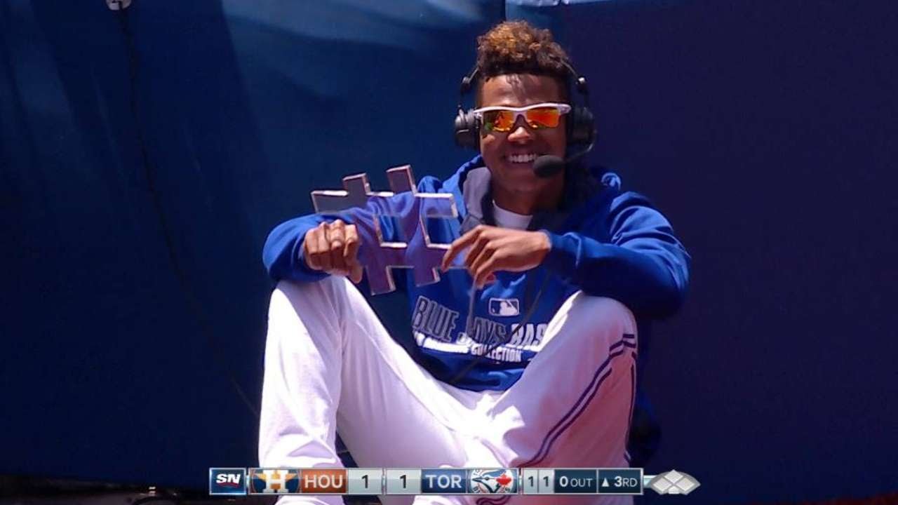 HOU@TOR: Stroman on his bobblehead day