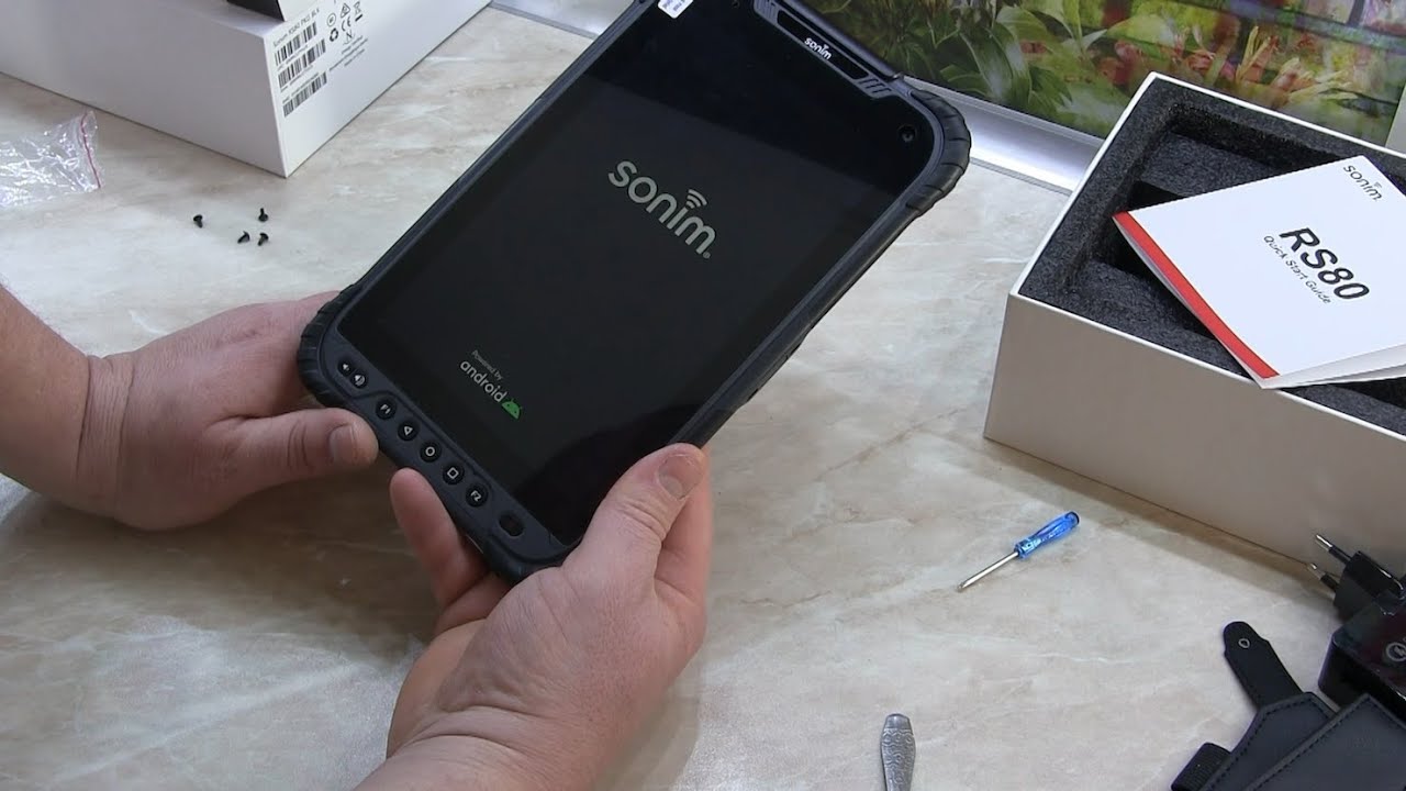 Распаковка планшет SONIM RS80