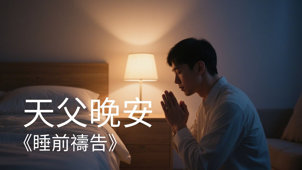 睡前的禱告，祢的同在安慰我｜溫柔的睡前禱告