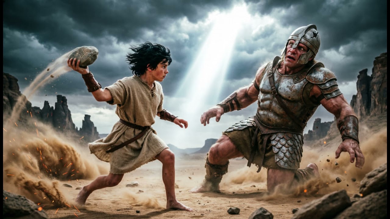 David vs el Gigante ⚔️ Heavy Metal Cristiano | Fe que Derriba Gigantes | Epic Metal