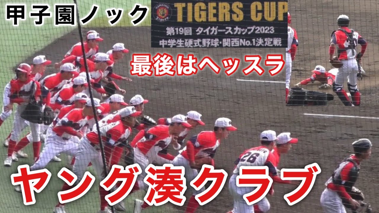 『ヤング湊クラブ 昨大会チャンピオン』甲子園ノック タイガースカップ2023 2023年11月26日