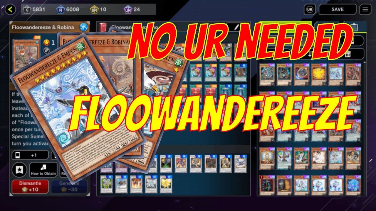 [Master Duel F2P ANTIMETA] Is Floowandereeze still good without any UR?