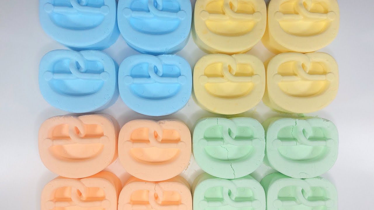 Baking Soda Blocks Crushing | Satisfying ASMR