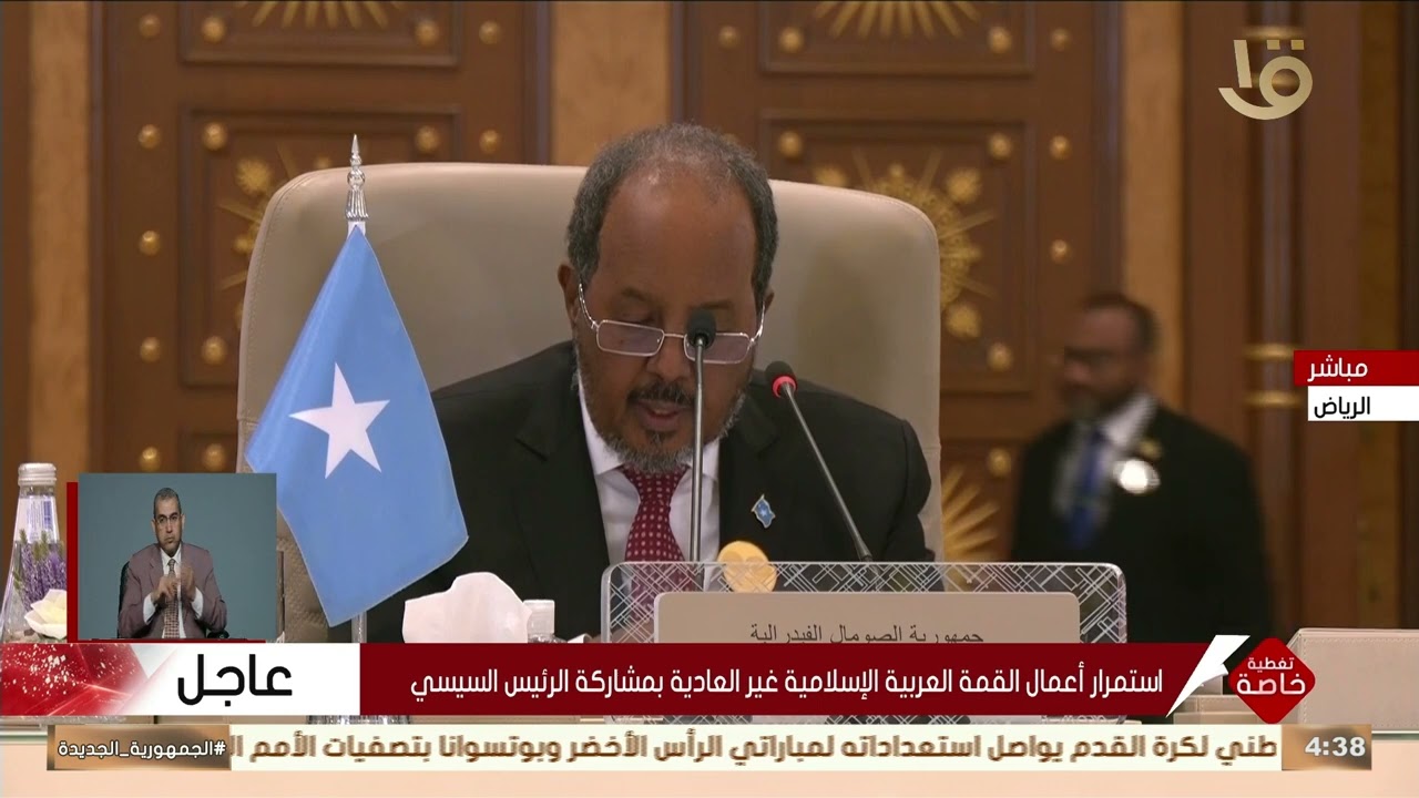 كلمة حسن شيخ محمود رئيس جمهورية الصومال الفيدرالية خلال القمة العربية الإسلامية المشتركة غير العادية