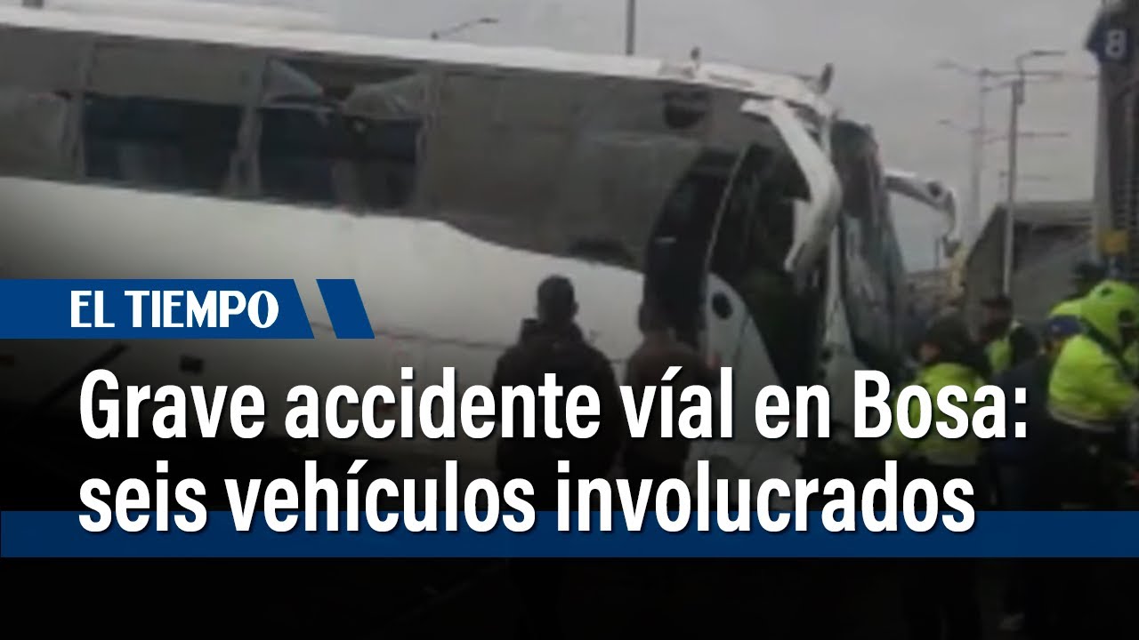 Grave accidente en la Autopista Sur: bus sin frenos chocó contra varios vehículos | El Tiempo