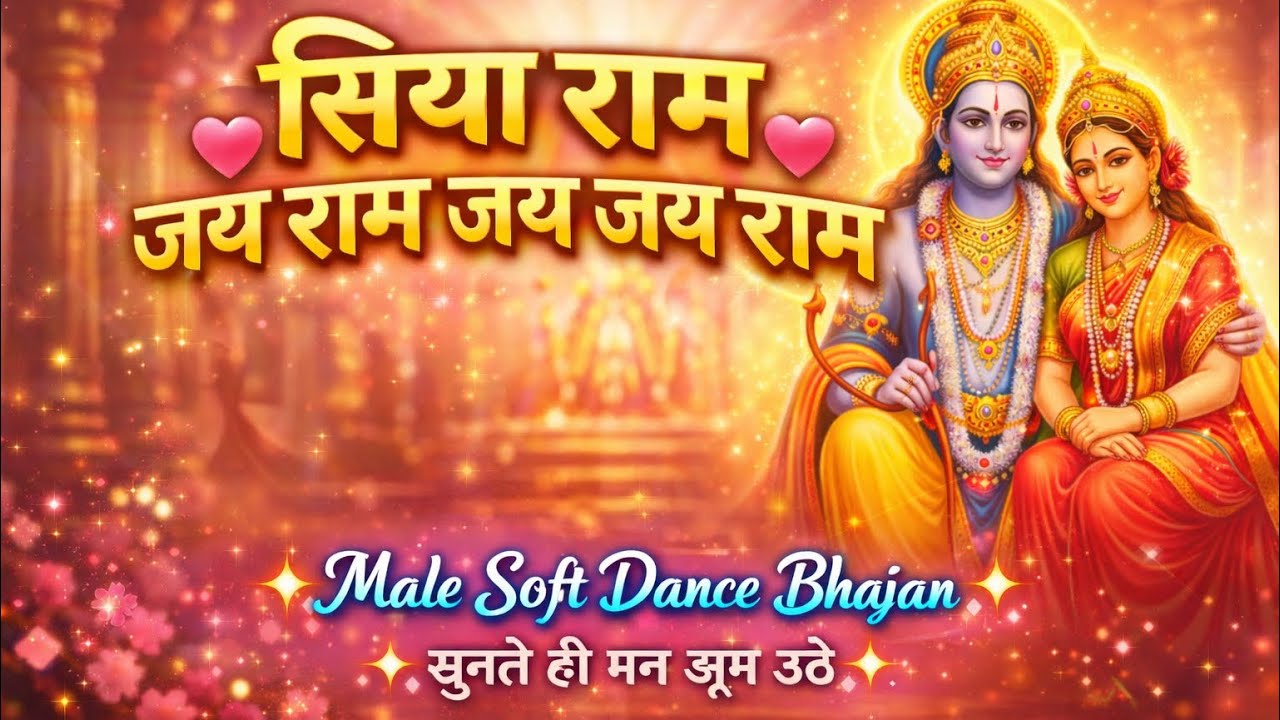 सिया राम जय राम जय जय राम 🔥 Latest Ram Bhajan 2026 | Superhit Bhakti Song ❤️ |Male Soft Version |