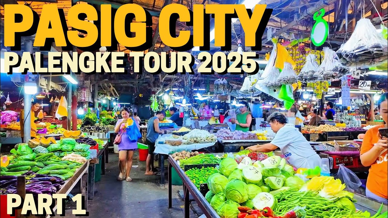 PALENGKE TOUR - PASIG CITY Market Day 2025 | Filipino Local Food Fruits, Vegetables, Fish and More..
