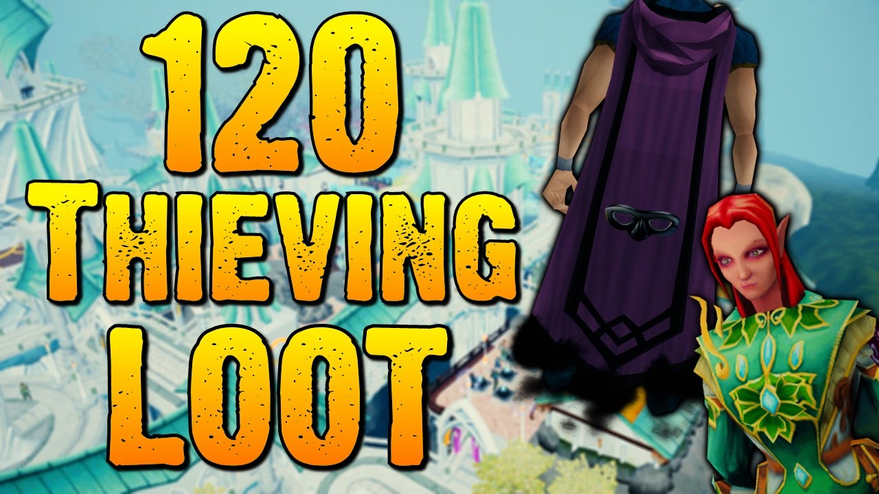 Runescape - Loot From 120 Thieving at Elf City