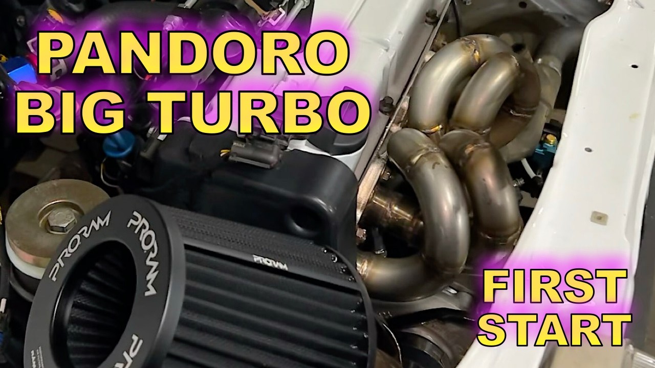 Primo avviamento della Turbo Panda con Garrett GBC 20-300 🔥