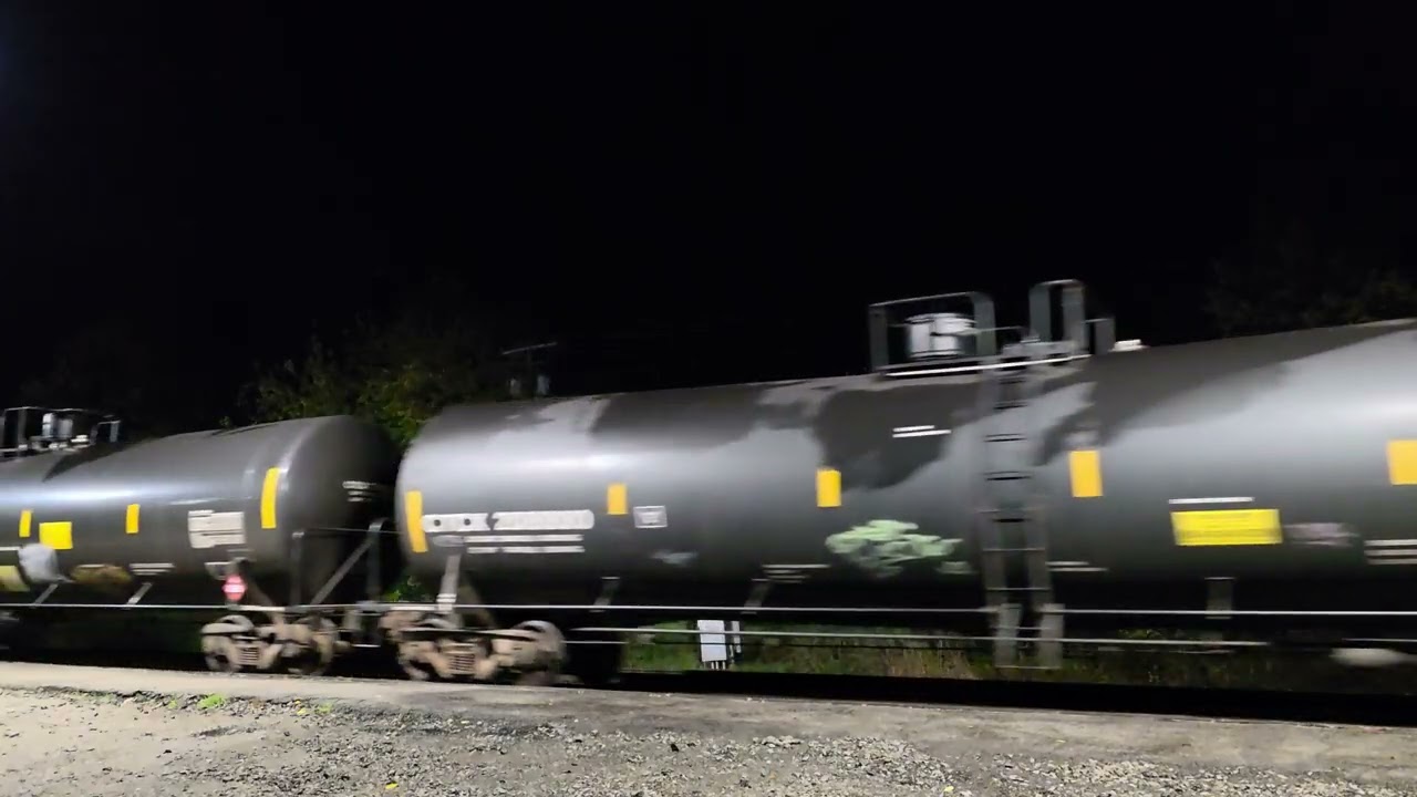 NS Train 11K NS 8056 NS 4686 NS 1117 NS 1208 Waterloo, Indiana October 19, 2025 1959