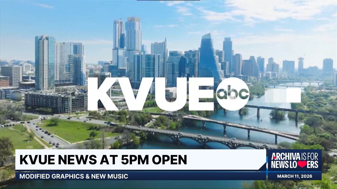 KVUE News at 5PM Open - Modified Graphics & New Music | March 11, 2026
