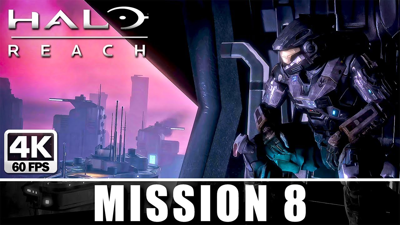 Прохождение Halo: Reach – Миссия 8: Новая Александрия (без комментариев) 4K 60FPS