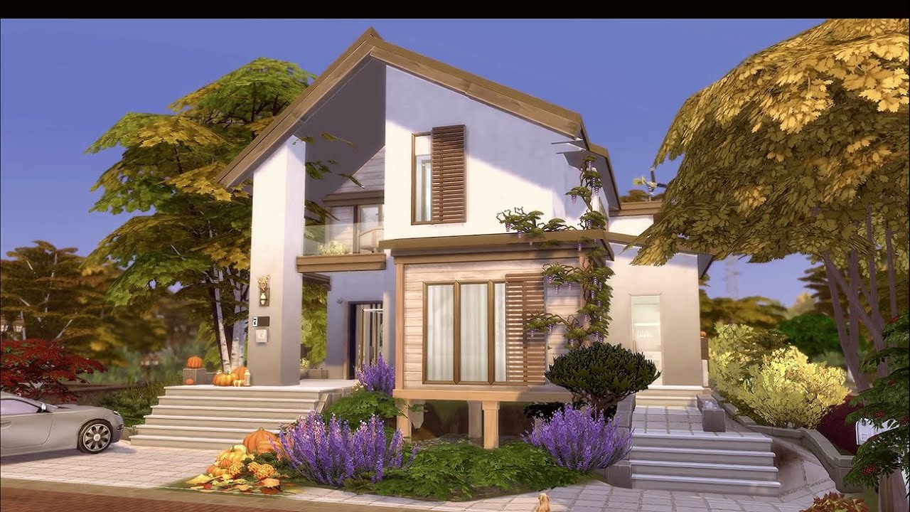 Autumn House ♡ | The Sims 4 | Stop Motion Build | No CC