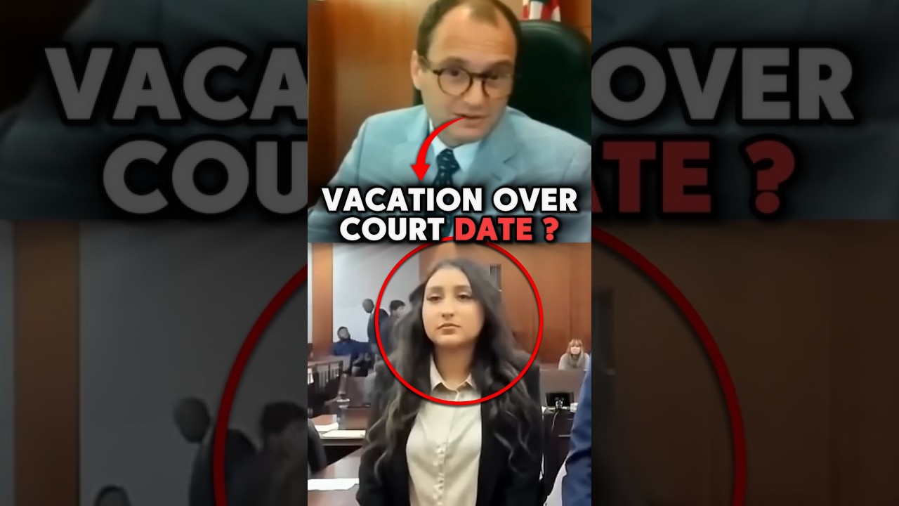 Woman CHOOSES Vacation Over Court Date!