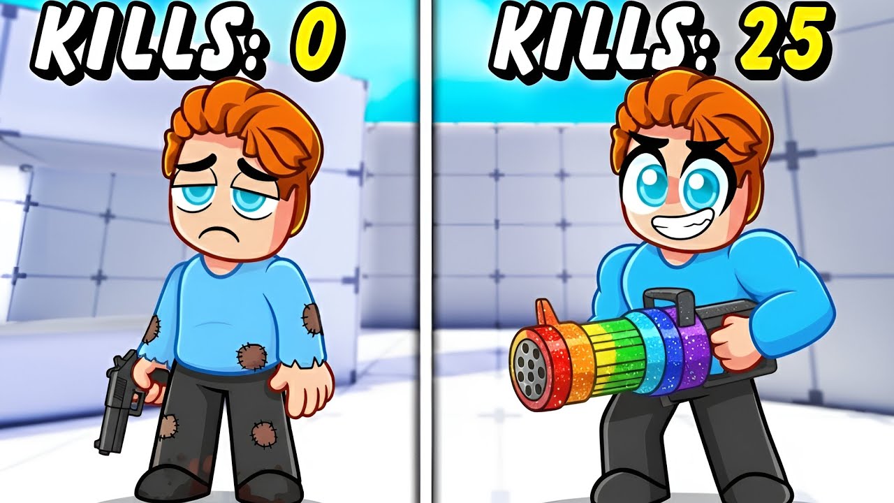 Roblox Rivals, Men Varje Kill = VAPEN UPPGRADERAS!