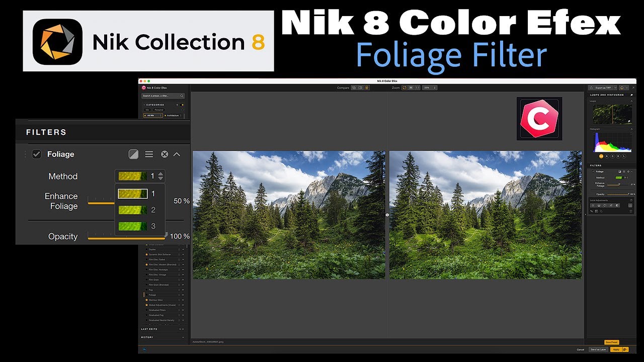 NIK 8 Color EFEX: The Foliage Filter