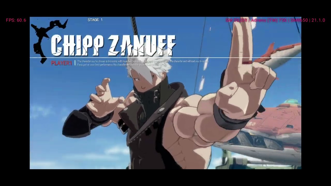 Guilty Gear Strive running perfectly on android 