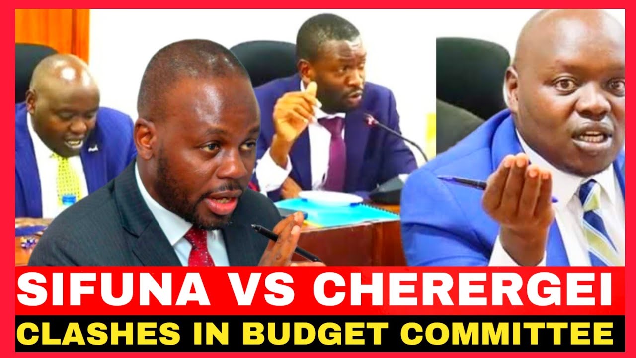 DRAMA!!EDWIN SIFUNA CLASHES WITH SENATOR CHERERGEI IN BUDGET COMMITTEE 