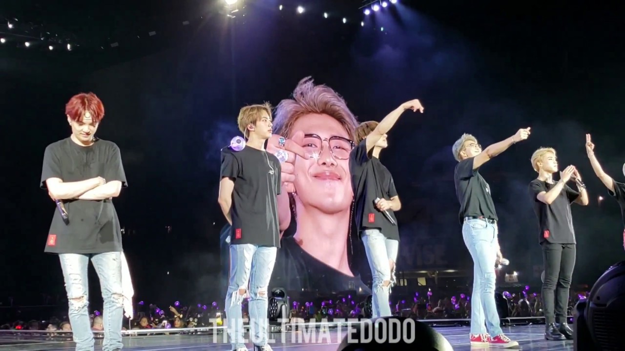 181006 Ending Speech Ment @ BTS 방탄소년단 Love Yourself Tour in Citi Field NYC Fancam 직캠